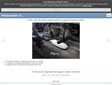 Tablet Screenshot of englische-automobile.com